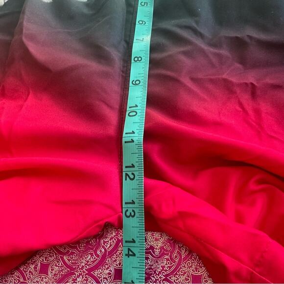 Kansas City Chiefs Swim FOCO Red/ Dip-Dye Swim Shorts 2XL XXL - Picture 10 of 11